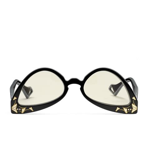 gucci inverted cat eye sunglasses